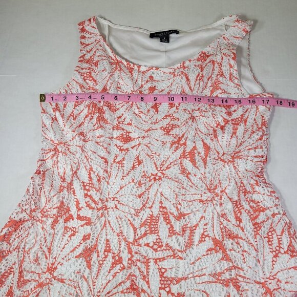 Perceptions New York Lightweight Summer Sleeveless Floral A-Line Dress Size 8 - Picture 6 of 7